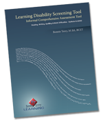 Learning Difficulty/Disability Pre-Screening Tool and Informal Comprehensive Identification Tool