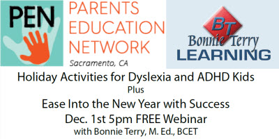 holiday activities for ADHD and Dyslexia